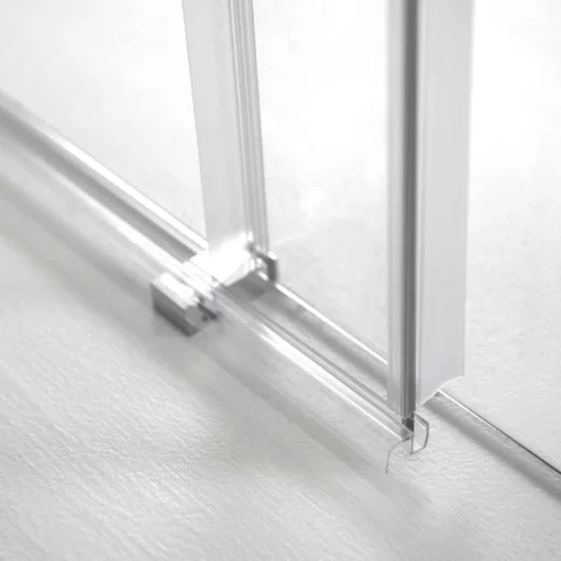 *clearance Sale* Primo 8mm Chrome Tempered Glass Sliding Door (48×78)