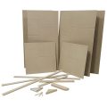 Travertine Sandstone Matte – Cultured Marble 8pc Panel Shower Wall Surround Pkg 3 – 50% Off