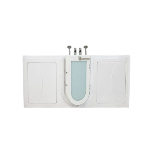 Big4two Two Seat Walk-in Bathtub With Outward Swing Door, Air + Hydro + Independent Foot Massage 36″x80″ (91cm X 203cm)