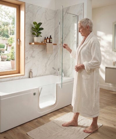 Baignoire à porte Ella LayDown72 32″x72″ (81 x 182cm)