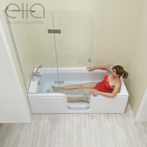 Lay Down Inward Swing Door Acrylic Walk-in Tub – 32″w X 72″l (81cm X 182cm)