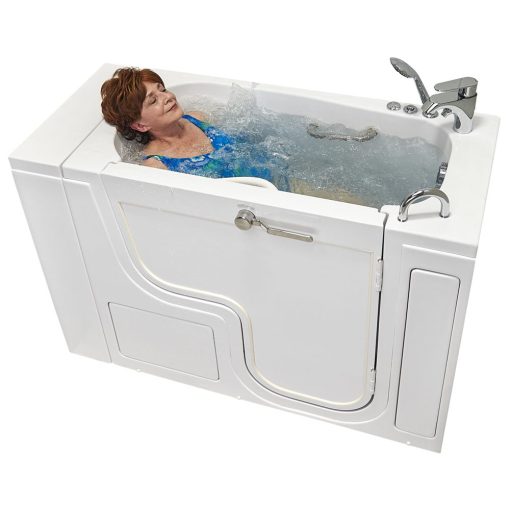 Transfer26 Outward Swing Door Wheelchair Accessible Acrylic Walk-in Bathtub – 26″w X 52″l (66cm X 132cm)