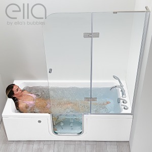 Verkauf X Lay Down Hydro Therapie Massage Walk In Tub Linke Seite Drain Serial M