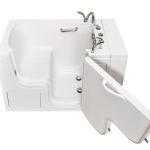Transfer30 Wheelchair Accessible Walk-in Bathtub – 30″w X 52″l Soaking, No Jets+ Ella 5- Piece Fact Fill Faucet
