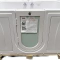 Tub4two Acrylic Walk-in Bathtub With Outward Swing Door, Air + Hydro + Independent Foot Massage 32″x60″