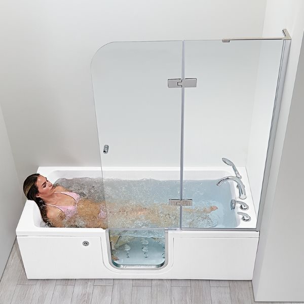 glass oversized bathtubs design