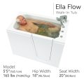 Ella Flow Walk In Tub 28×48