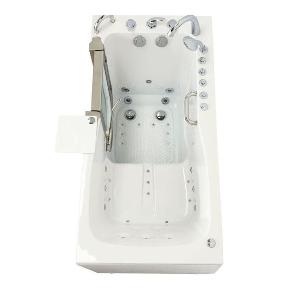 Ultimate Air+hydro+independent Foot Massage Walk-in Tub - 30″w X 60″l (76cm X 152cm) Ultimate Air+hydro+independent Foot Massage Walk-in Tub - 30″w X 60″l (76cm X 152cm)