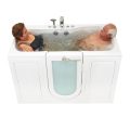 [sale] Tub4two Acrylic Walk-in Bathtub With Outward Swing Door, Air + Hydro + Independent Foot Massage 32″x60″ (81cm X 152cm)