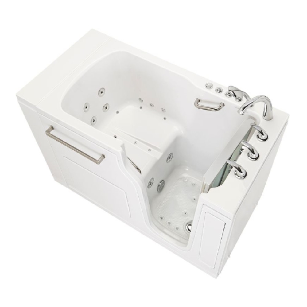 [SALE] Ultra Walk-In Bathtub (30″ X 52″) | Ellas Bubbles Walk In Tubs