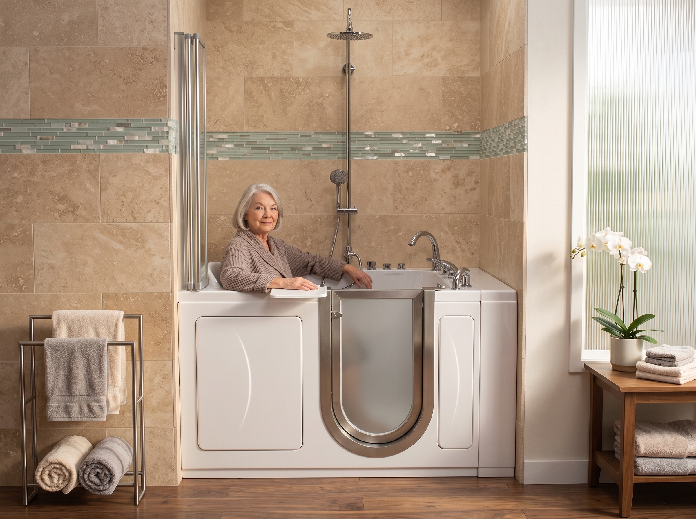 Conception de salle de bain accessible — Conception de salle de bain accessible : 5 améliorations essentielles