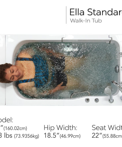 Clearance Ella Standard 30″x52” Acrylic Hydro Therapy Massage Walk-In Bathtub, LH door and drain, SN S-548 - 7e91aa1918ab0b92 ella standard 30x52 walk in tub sn s548 hydro massage in use - Clearance Ella Standard 30″x52” Acrylic Hydro Therapy Massage Walk-In Bathtub, LH door and drain, SN S-548 - Image 3