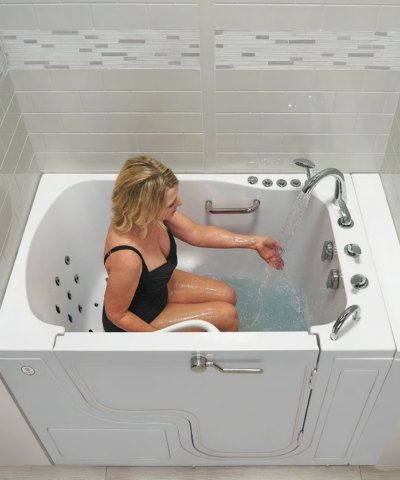 Clearance TransferXXL 36x55 Walk In Tub SN 0602601   Seated in Tub