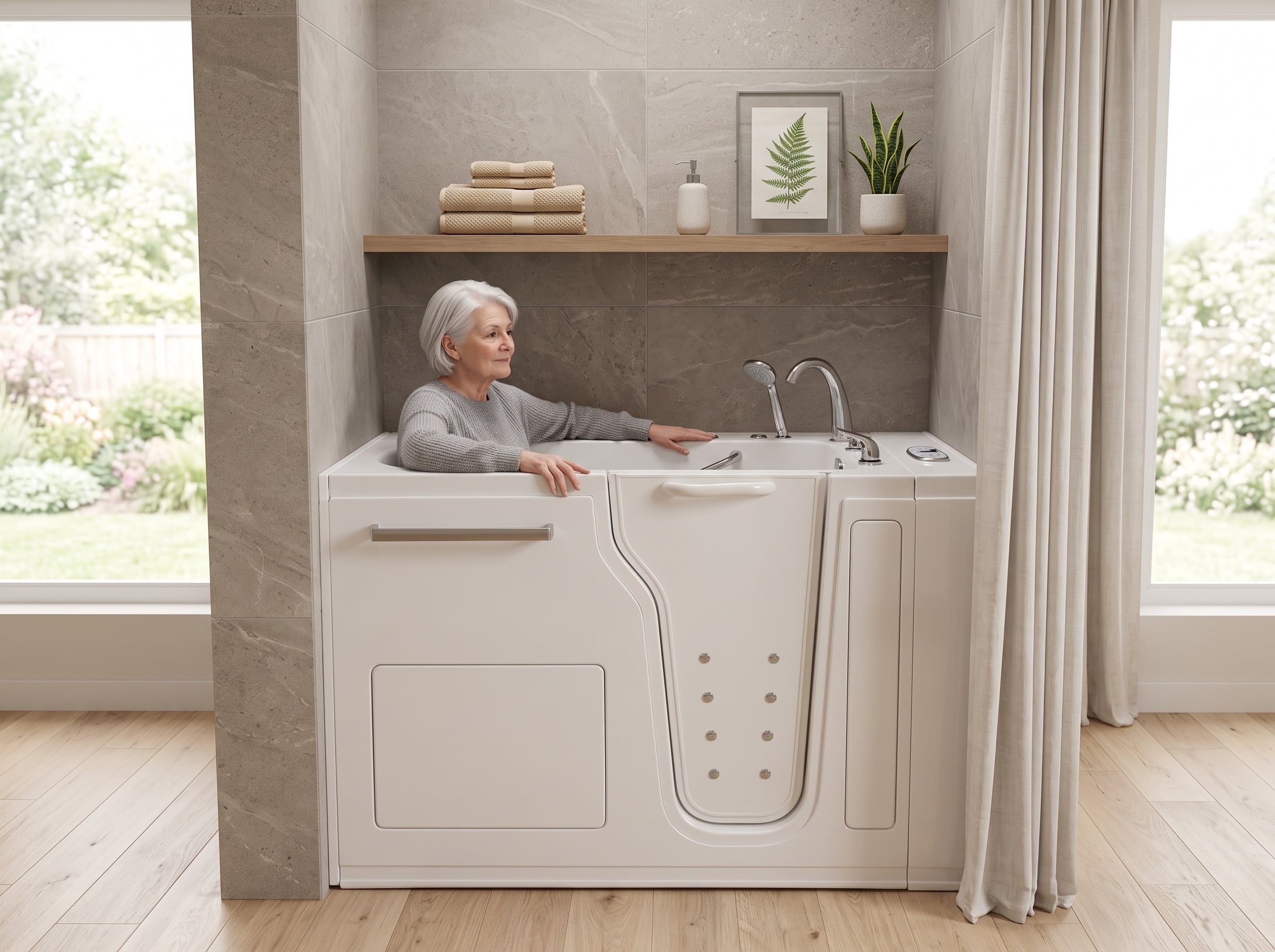 Transformation de baignoire en douche — Transformation de baignoire en douche : 5 améliorations malignes pour la salle de bain