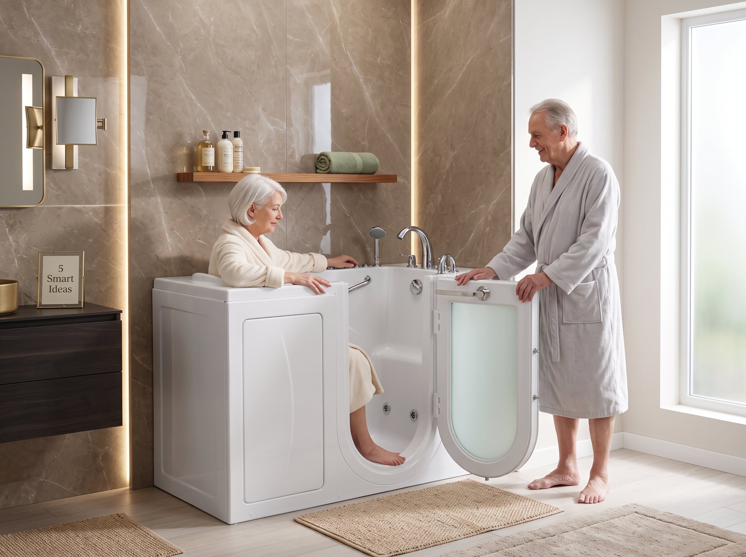 Tendances de rénovation de salle de bain — Tendances de rénovation de salle de bain : 5 idées intelligentes pour les maisons modernes