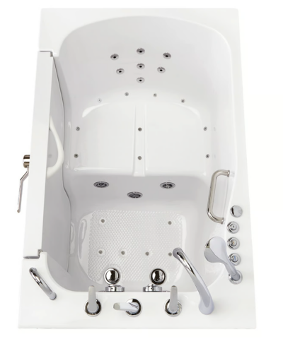 Clearance TransferXXL 36x55 Walk In Tub SN 0602601   Overhead Interior, Seat End
