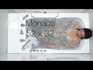 Monaco Walk In Bathtub Size & Dimension Video
